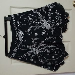 Irregular hem skirt
